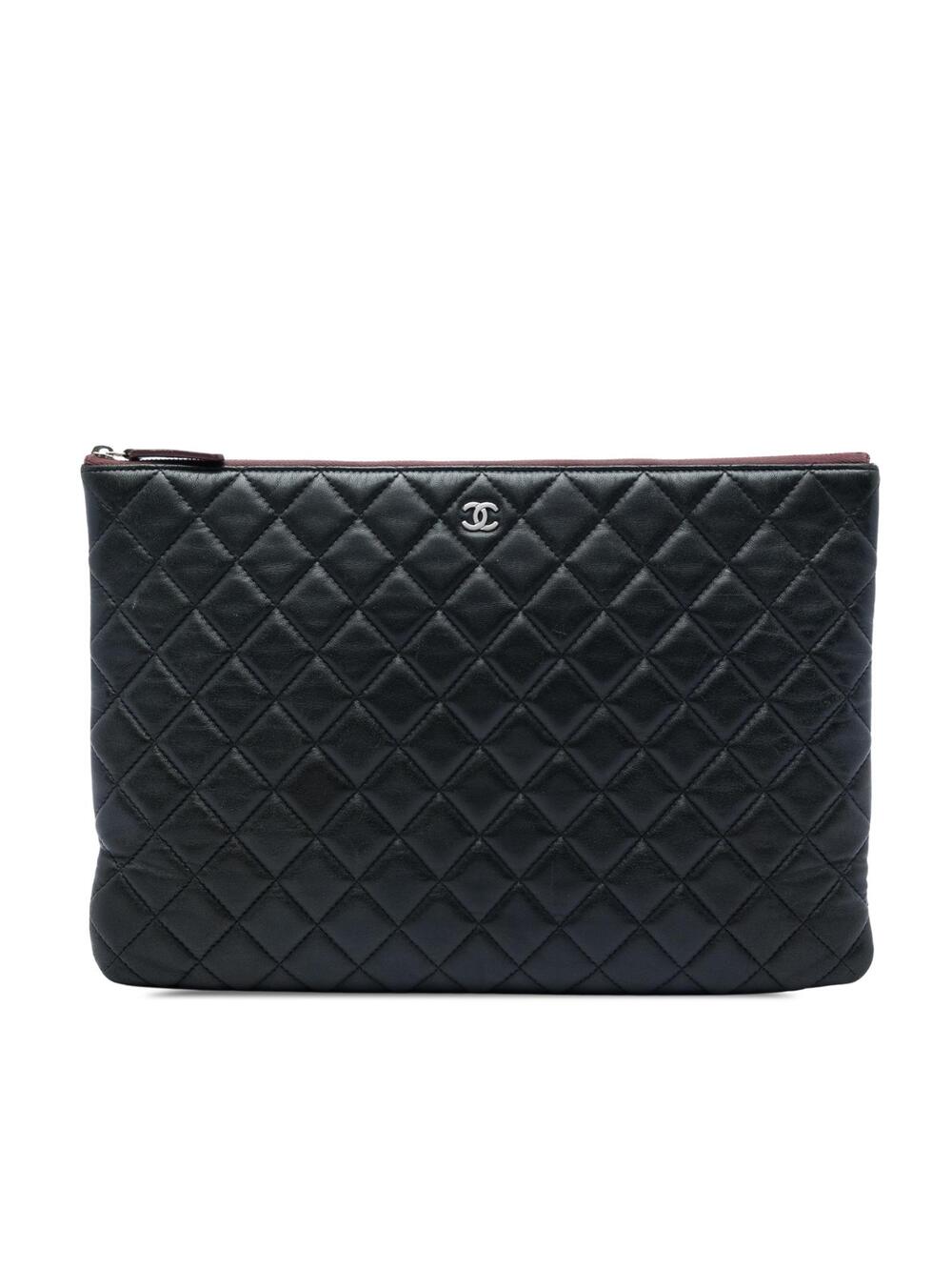 Chanel Large Quilted Lambskin O Case #369860C92B